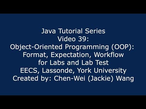 Eecs1021 Java Tutorial 39