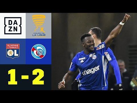 Lamine Kone köpft Strasbourg zum Außenseiter-Sieg: Lyon - Strasbourg 1:2 | Coupe de la Ligue | DAZN
