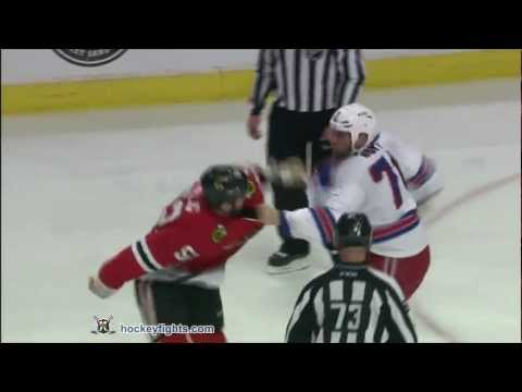 Michael Rupp vs Brandon Bollig Mar 9, 2012
