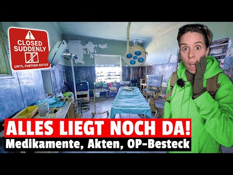 DIESE KLINIK WURDE IN DEN 80ERN VON EINEM TAG AUF DEN ANDEREN VERLASSEN! 😱