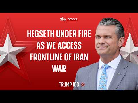 EXCLUSIVE ACCESS to the frontline of America's war with Iran