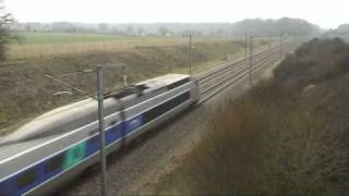 preview picture of video 'TGV atlantique le Mans - Paris'