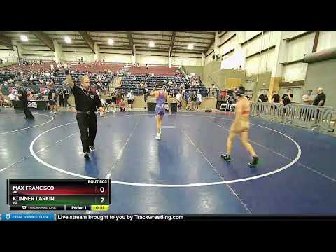 97 Lbs Cons. Round 4 - Max Francisco, AK Vs Konner Larkin, AZ 6610
