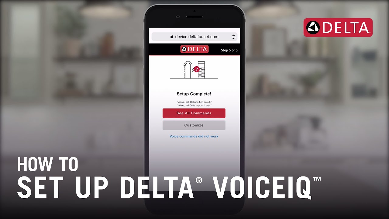 How to Set Up Delta VoiceIQ Technology