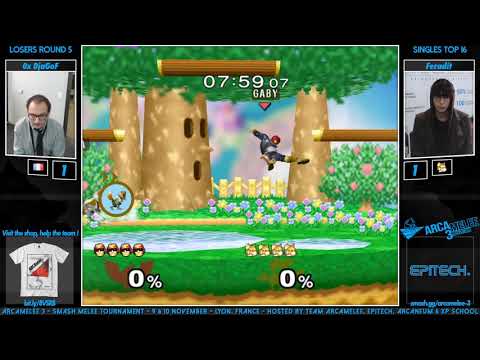 ▼ARCAMELEE 3 - LOSERS ROUND 5 - 0x DjaGoF (Cap.Falcon) VS Feradit (Fox)