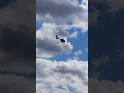 Eurocopter (?) na stulecie Lublinka w Łodzi #lodz #eurocopter #aviation