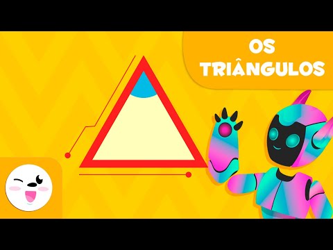 Os triângulos para crianças - Equilátero, isósceles, escaleno, acutângulo, retângulo e obtusângulo