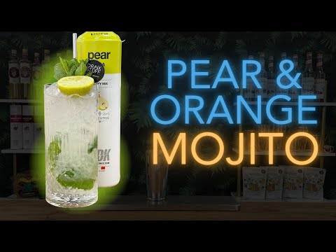 Stunning Pear Mojito WITHOUT Rum! (ODK PEAR PUREE Pear Cocktail)
