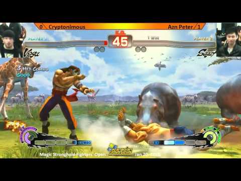 Cryptonimous vs Azn Peter - SSF4AE Singles - Magic Stronghold Fighters' Open