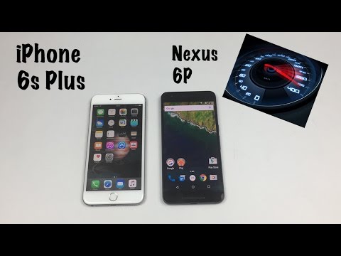 Nexus 6P vs iPhone 6s Plus Speed Test