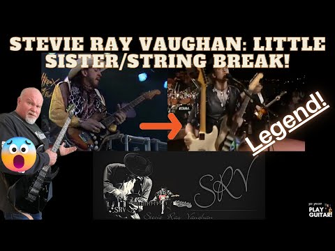 Guitar Teacher Reacts to Stevie Ray Vaughan's LIVE String Break!