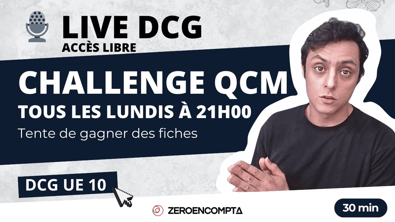 Challenge QCM DCG UE 10 -  QCM Concours Les immobilisations incorporelles