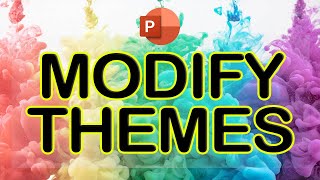 How to Modify Themes in PowerPoint? #QuickTip36