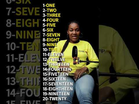 Números em Inglês | Aprenda de 1 até 20...