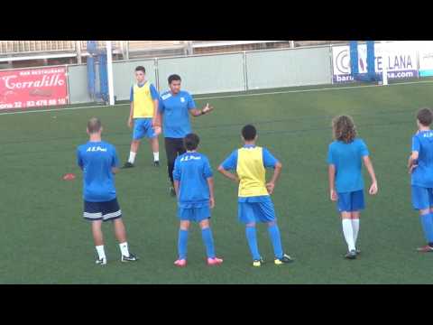 ENTRENO A.E. PRAT INFANTIL "A" PREFERENTE 1ª PARTE