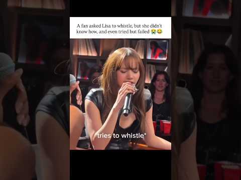 lisa really gave it her all 😭💀 #lisa #blackpink #shorts