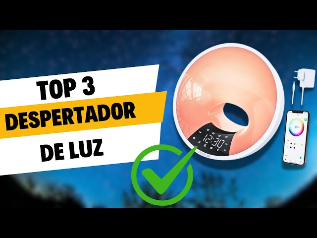 Vídeo relacionado con blonbar - Despertador con luz y simulación de amanecer, lámpara de cabecera con 10 sonidos naturales y 10 sonidos blancos, lámpara de mesa con luz ambiente RGB, despertador suave para dormitorio