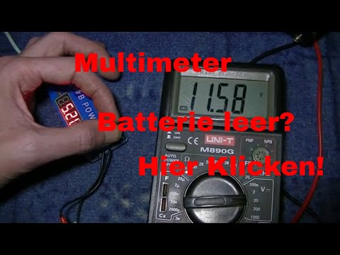 Multimeter Batterie Leer Test - wie genau ist es noch - eflose #1009