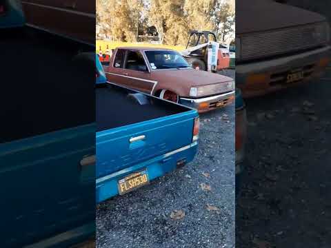 #minitruckin #minitrucker #lowlife #tiltbed #lowriders #bagged #custom #jfab #borderlineminiz