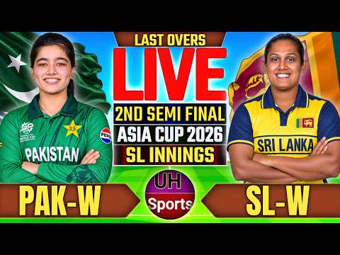 🔴 PAK W Vs SL W Live Match Commentary, 2nd Semi Final, Asia Cup Women Cricket Live Match | SL BAT