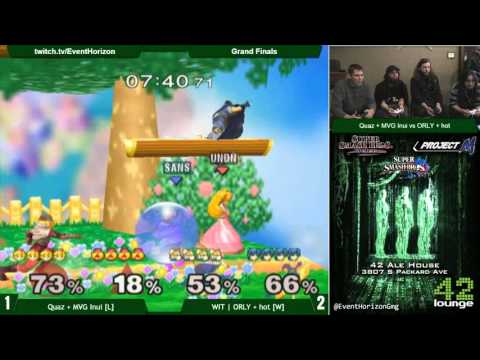 Construct 42 - Quaz + MVG Inui vs WIT|ORLY + hot - Melee Doubles GFs