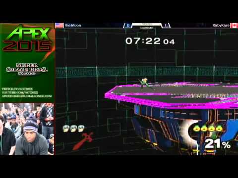 APEX 2015 - The Moon (Marth) vs KirbyKaze (Sheik) Losers Round 4