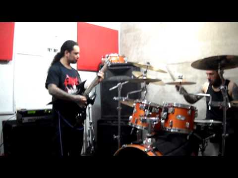 Amputated Genitals  3rd song Rehearsal  Octubre 16 2012