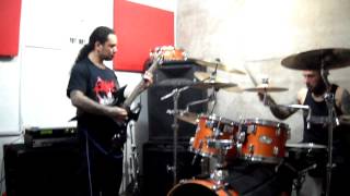 Amputated Genitals  3rd song Rehearsal  Octubre 16 2012