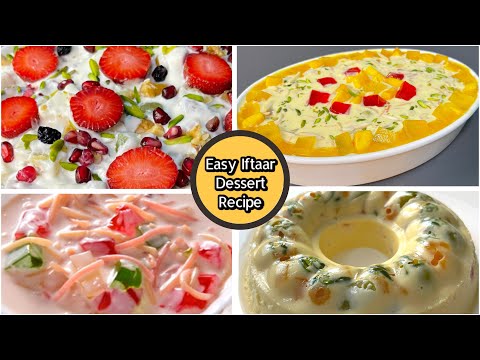 4 Delicious Ramadan Dessert Recipes - Quick & Easy dessert by Sariya