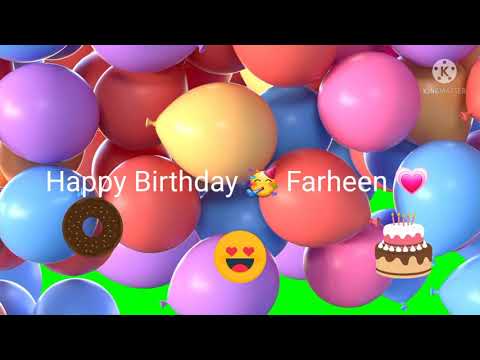 Happy Birthday Farheen