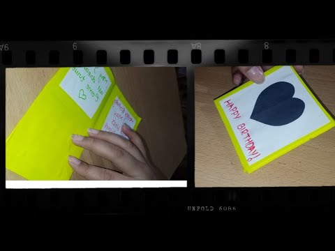 DIY FOLD BIRTHDAY CARD | BY HARSHITA SHARMA❤️