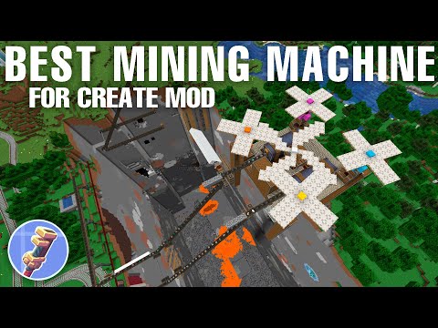 Spentaneous - The Best Create Mod Mining Machine for 1.18 & 1.19 in 2023  | S5 Ep 21.2 - Minecraft NeverBound SMP