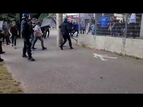 Ligue 1 : Gros incidents avec la police durant le derby Rennes-Nantes à l'exterieur du Roazhon Park