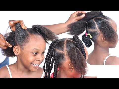 😱 Easy And Affordable Braids Hairstyle For...