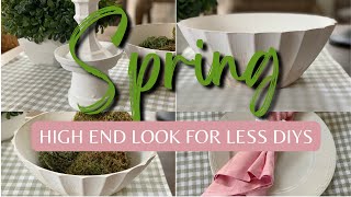 High End Dupes | Spring DIY Home Decor Look for Less