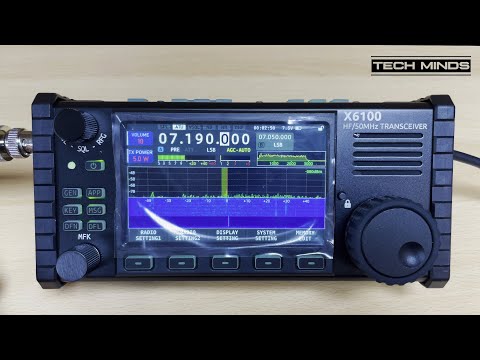 XIEGU X6100 HF SDR Transceiver - Hands On Experience