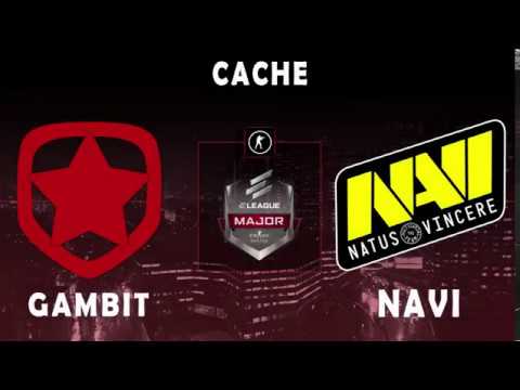 GAMBIT vs NAVI (Nuke) ELEAGUE MAJOR Boston - HIGHLIGHTS