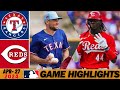 Cincinnati Reds vs Texas Rangers [Game Highlights] April 27, 2024 | MLB Highlights - MLB Season 2024