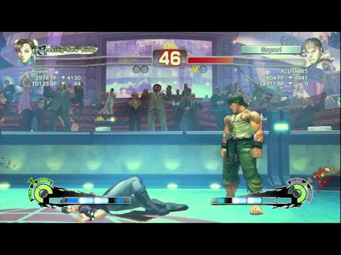 SSF4 AE: ALLIN85(RYU) vs Pyeek(Chun Li) - Ranked Match - True HD PT.2