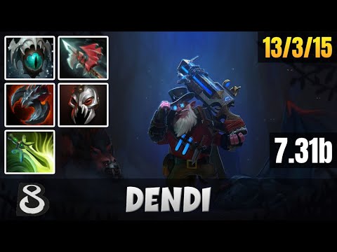 [DOTA] B8.Dendi play [Sniper] PRO vs X3 | 7.31b | Dota 2 Pro Gameplay