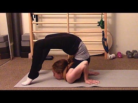 how to do a backbend into a chest stand vlogmas 9