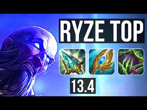 RYZE vs JAYCE (TOP) | 8/1/7, 1.5M mastery, 900+ games, Dominating | KR Grandmaster | 13.4