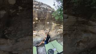 Photo of problem Route two in Maldà boulder Area