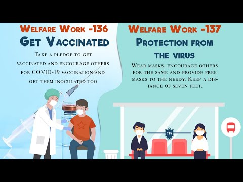 2 New Welfare Works For Protection From The Virus- Mask Distribution And Get Covid-19 Vaccine