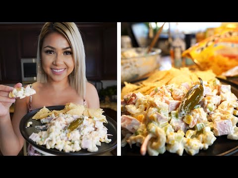 MACARONI AND HAM COLD SALAD | MEXICAN MACARONI SALAD