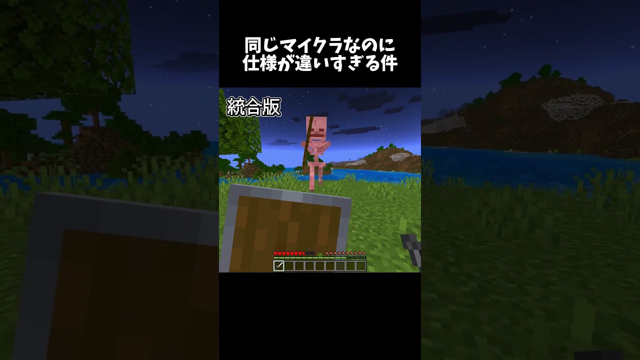 同じマイクラなのに別ゲーの世界線