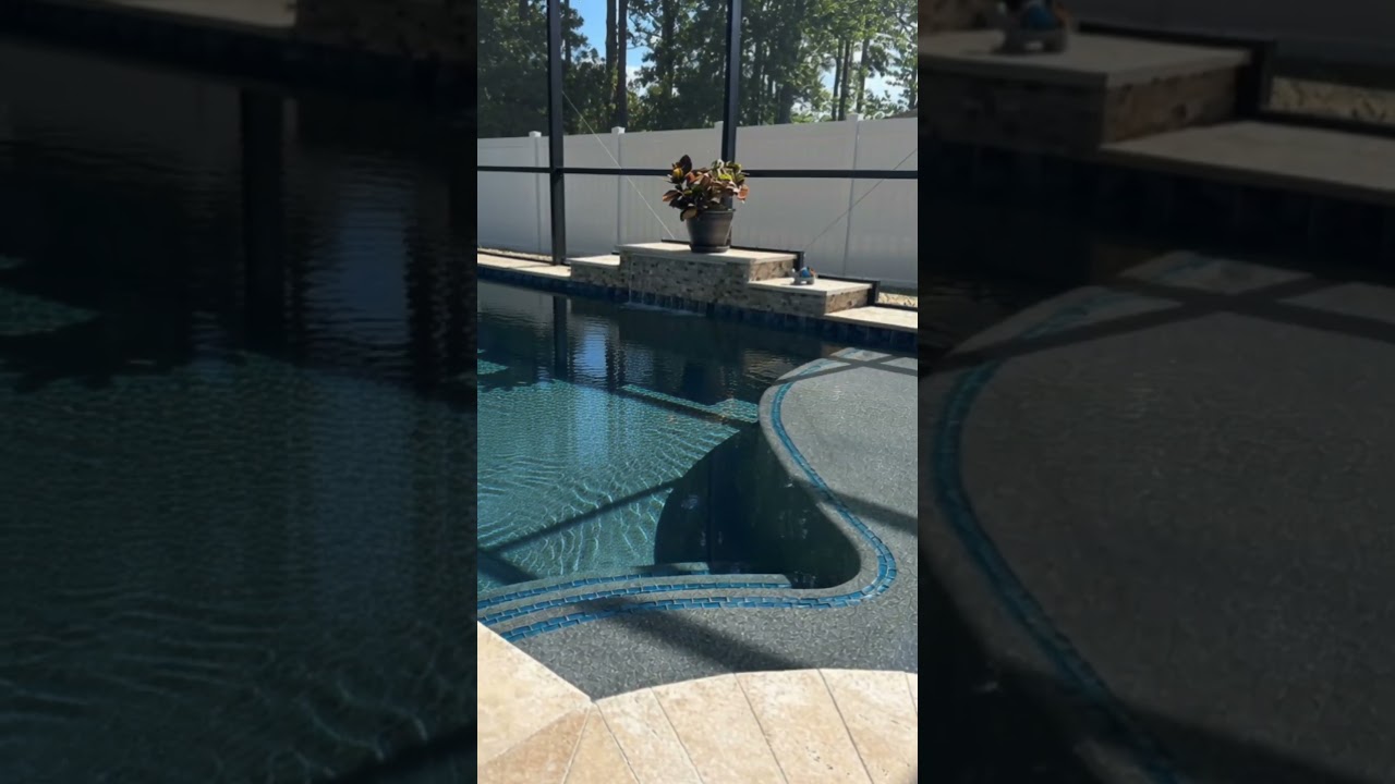 From Dirt to DREAM POOL in Palm Coast! #poolbuilder #custompools #backyardmakeover