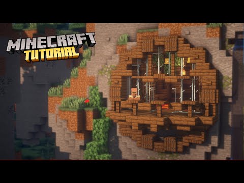 Minecraft | How to build a big House in the Mountain | Tutorial