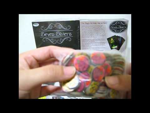 Seven Sisters - a kickstarter unboxing by the OCD Gamer & cat