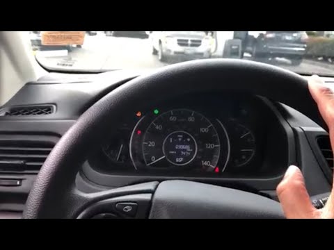 WINDSHIELD WIPERS TURN ON/OFF Honda CR-V - HOW TO